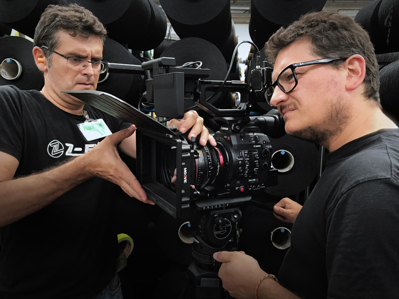 Riprese del documentario Il fattore umano, lo spirito del lavoro