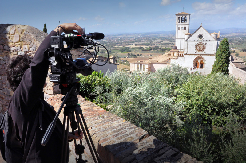 Riprese del documentario Il fattore umano, lo spirito del lavoro