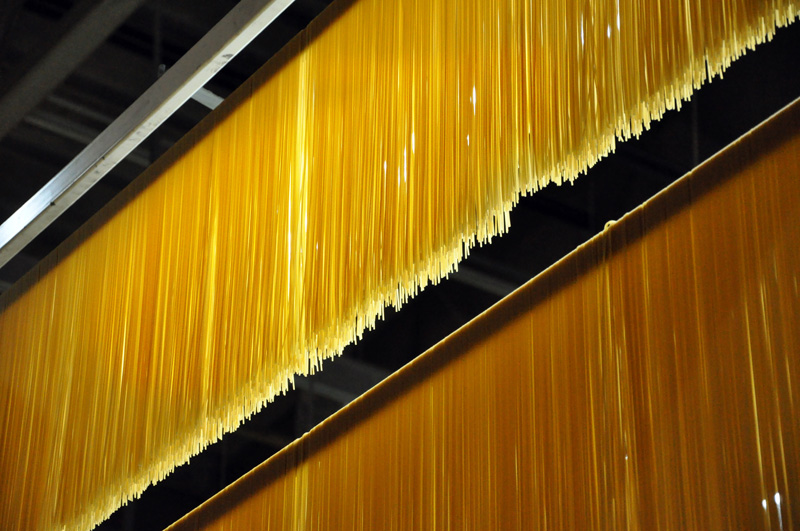 Strisce di pasta a Gragnano oggi