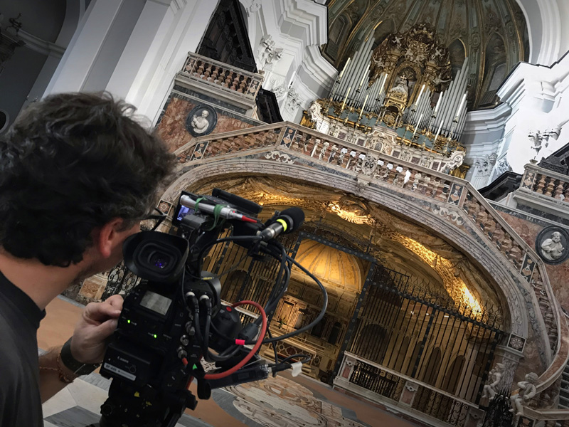 Riprese del documentario Il fattore umano, lo spirito del lavoro